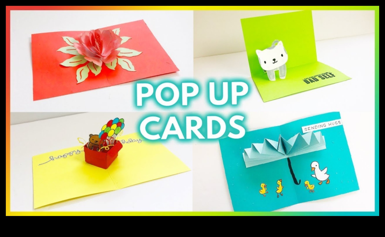 הגחמה של כרטיסים קופצים: הפתעה והנאה עם נייר