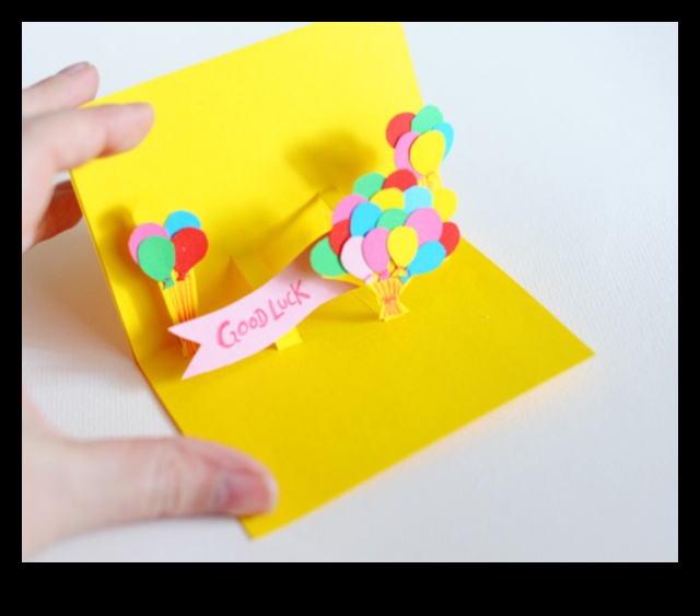 הגחמה של כרטיסים קופצים: הפתעה והנאה עם נייר