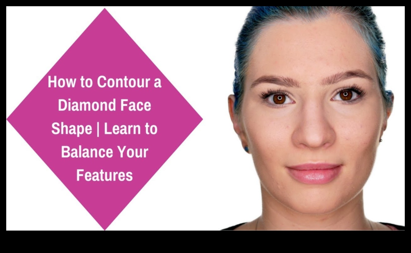 כלי איפור לפנים בצורת יהלום: טכניקות להדגשת התכונות הייחודיות שלך