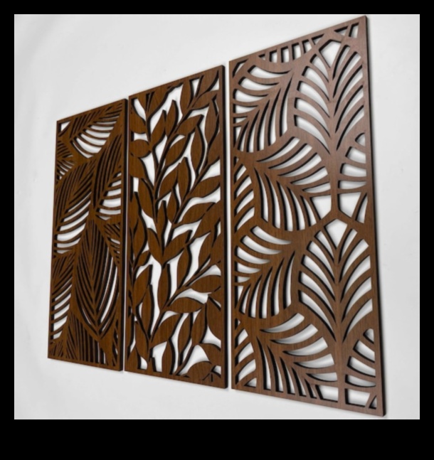 פסלי אמנות קיר מעץ: יצירה של חלקים ממדיים להשפעה