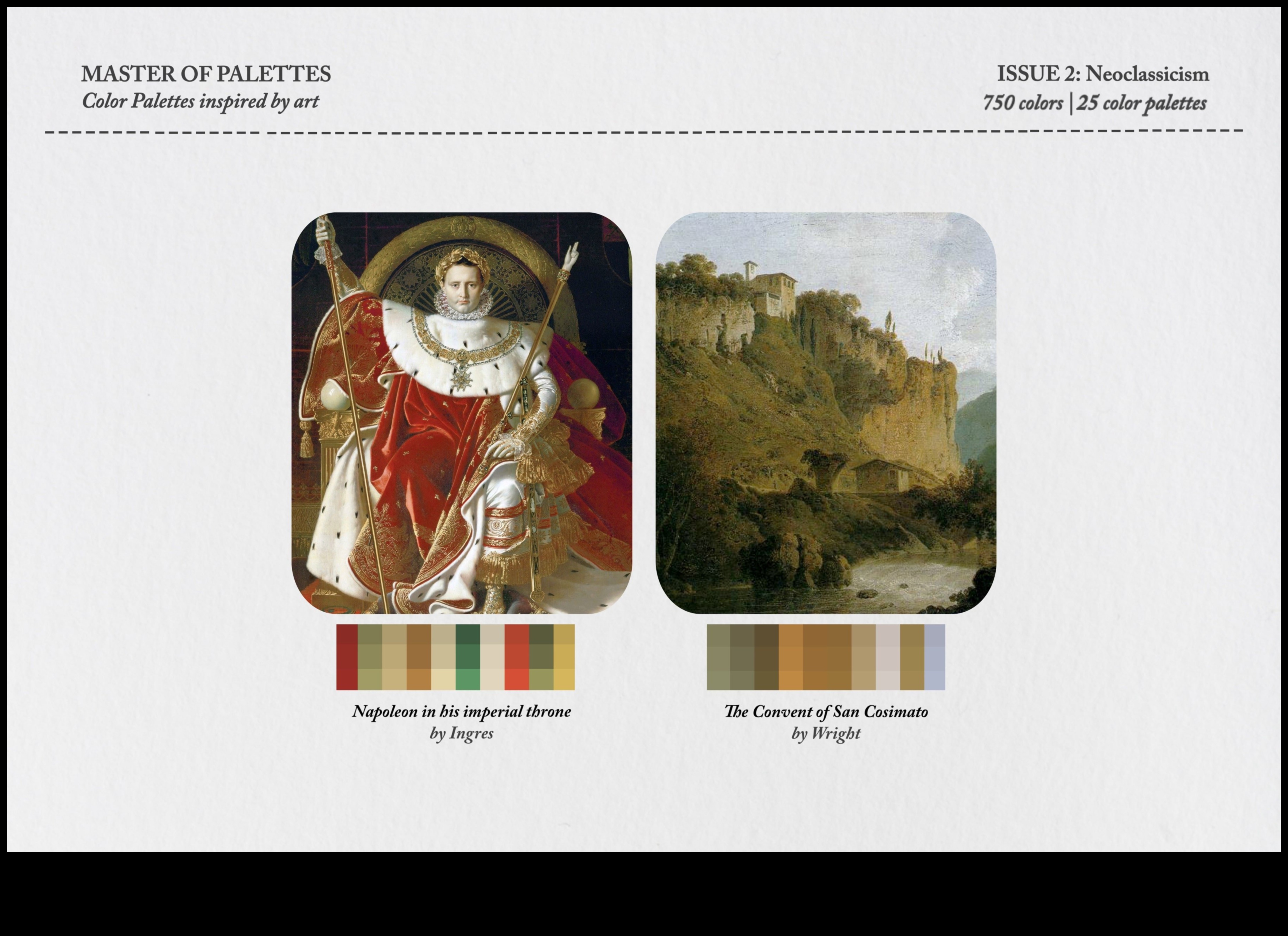 פלטה ניאו-קלאסית: חקר הצבעים של יופי רציונלי