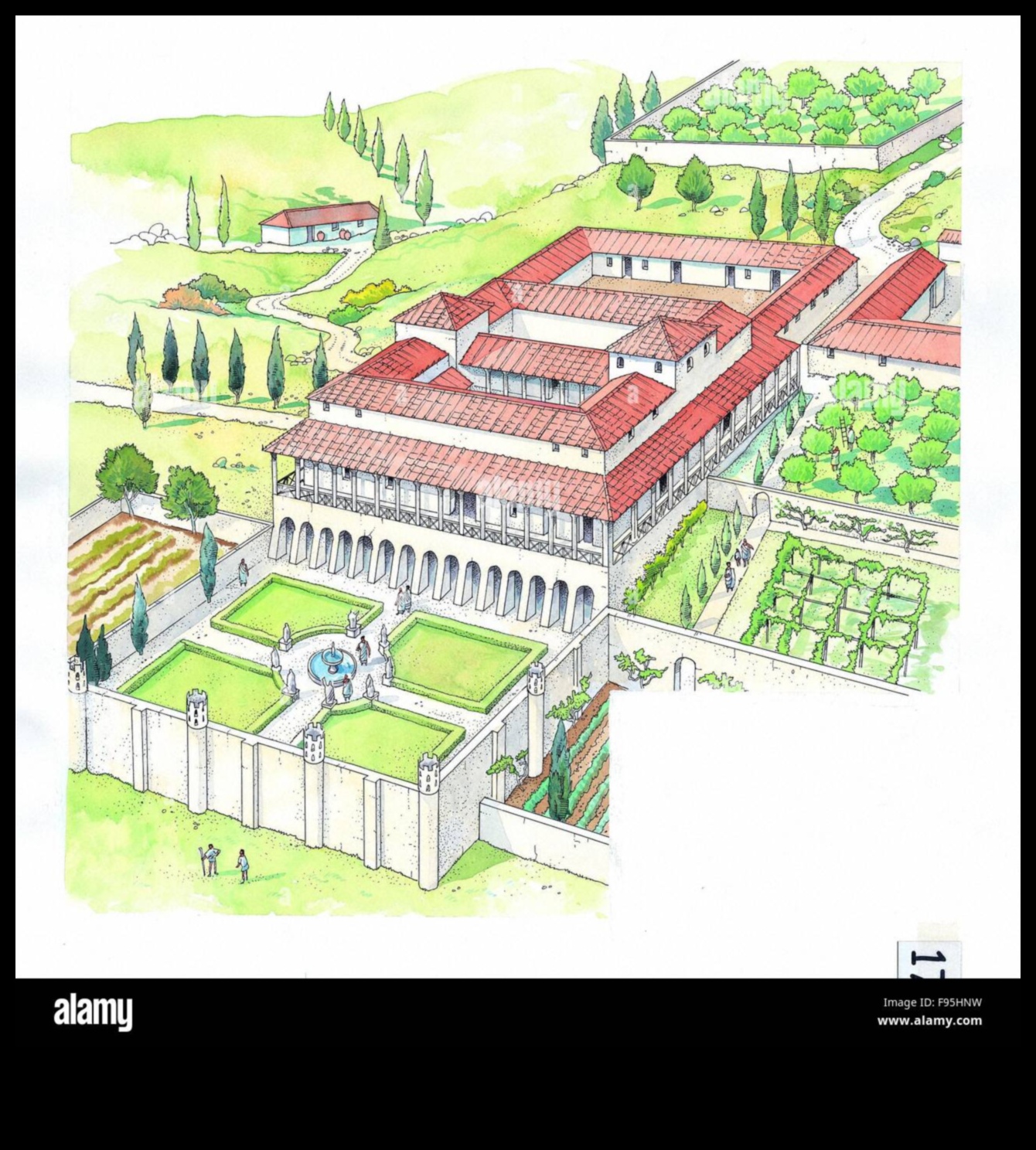 וילה ויסטה: ייצוגים אמנותיים של אחוזות כפריות רומיות