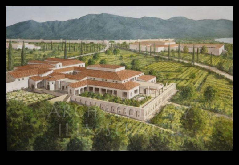 וילה ויסטה: ייצוגים אמנותיים של אחוזות כפריות רומיות