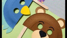 מסכות צלחת נייר עשה זאת בעצמך לילדים: יצירת דמויות דמיוניות