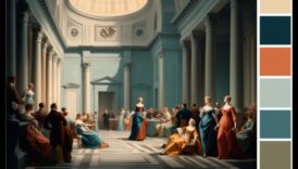 פלטה ניאו-קלאסית: חקר הצבעים של יופי רציונלי