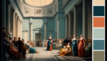 פלטה ניאו-קלאסית: חקר הצבעים של יופי רציונלי