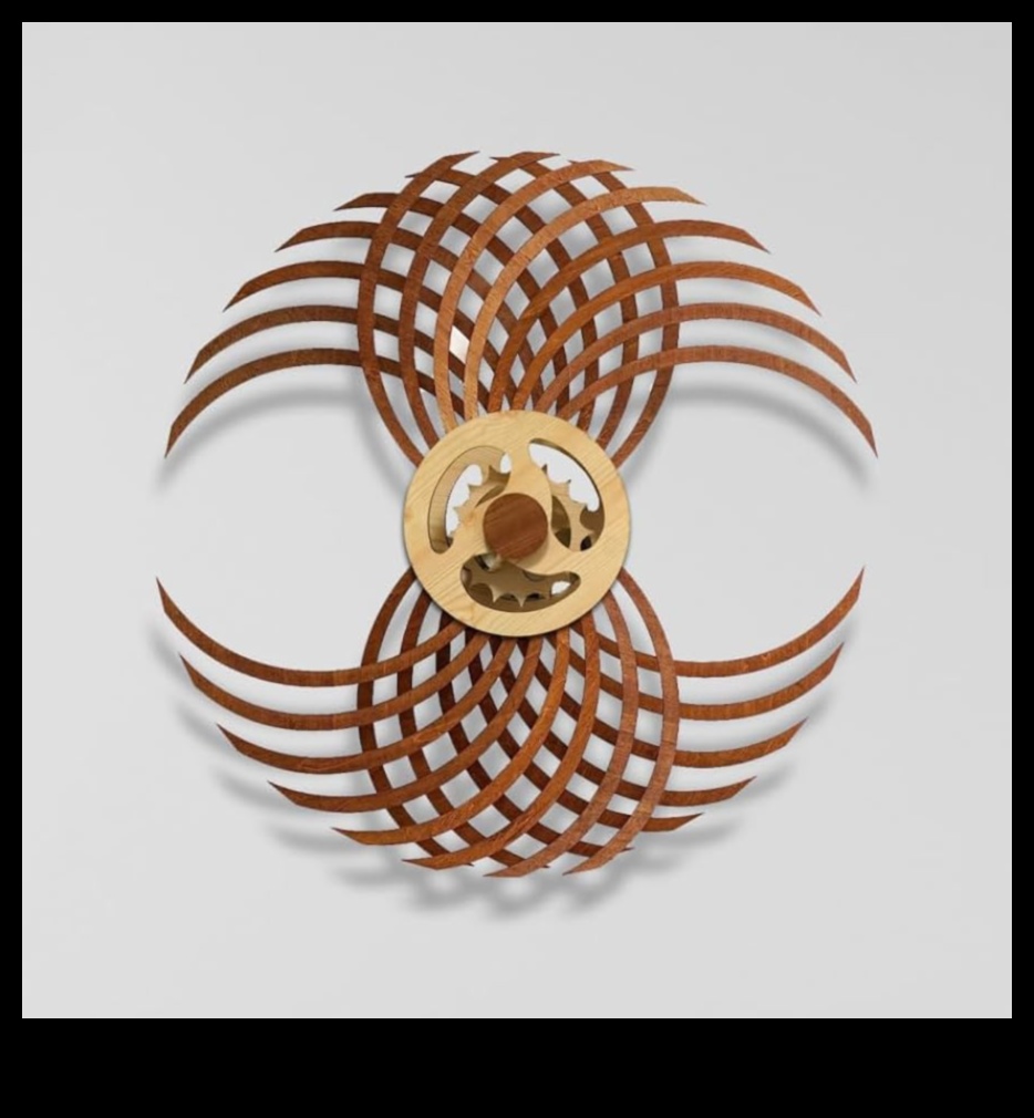 פסלי אמנות קיר מעץ: יצירה של חלקים ממדיים להשפעה